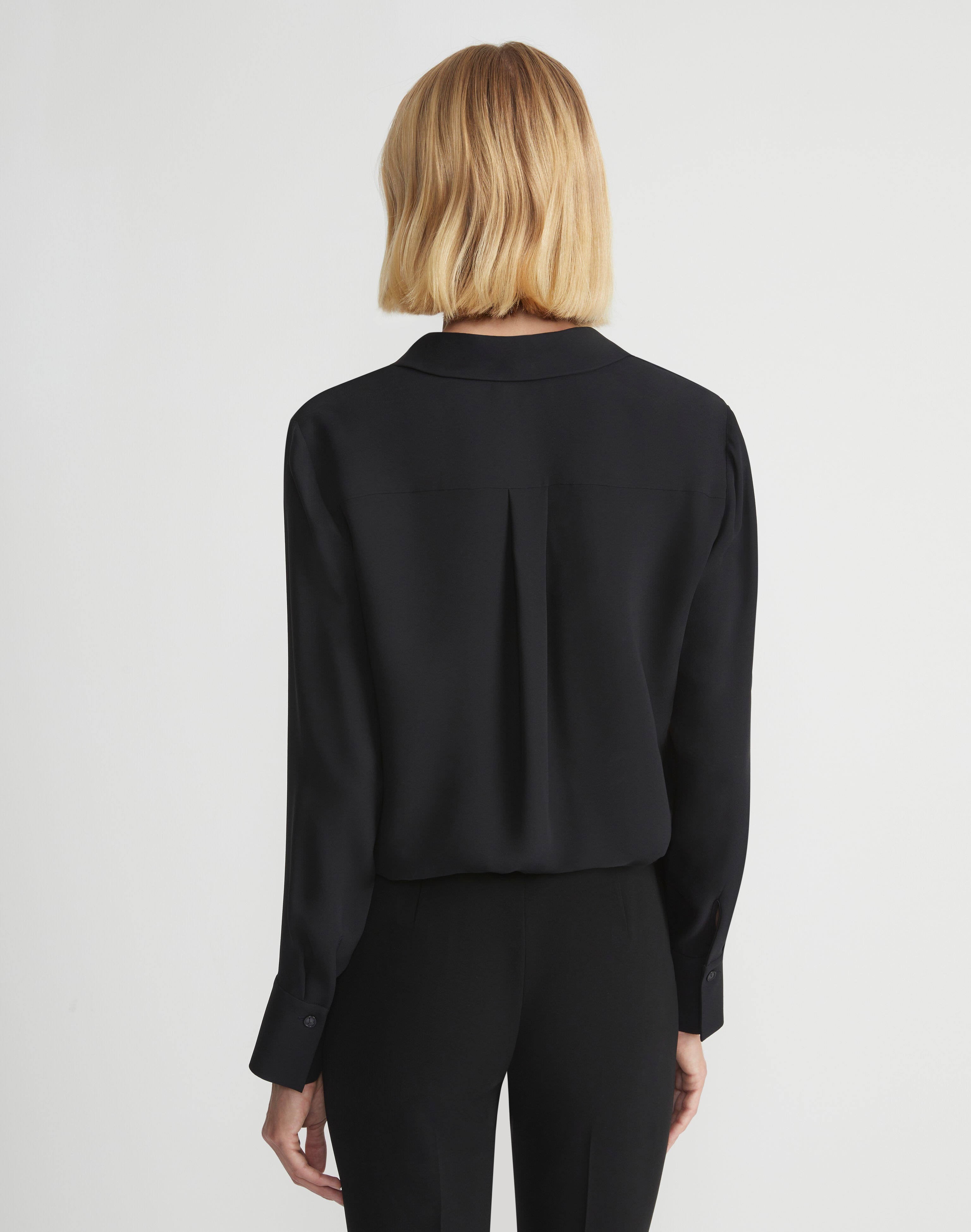 Silk Georgette Button Blouse