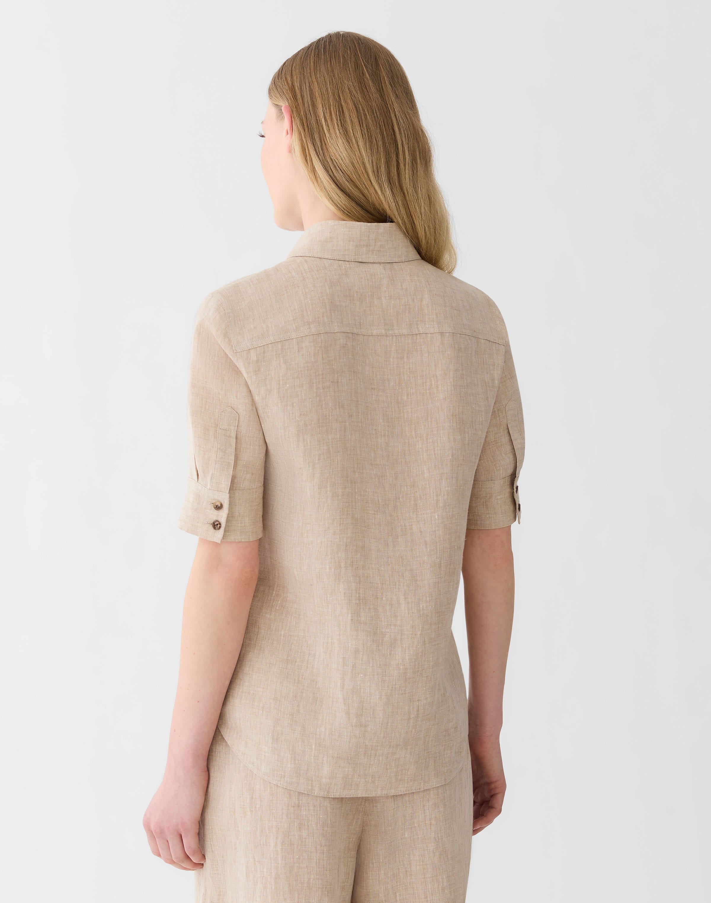 Organic Linen Patch Pocket Shirt