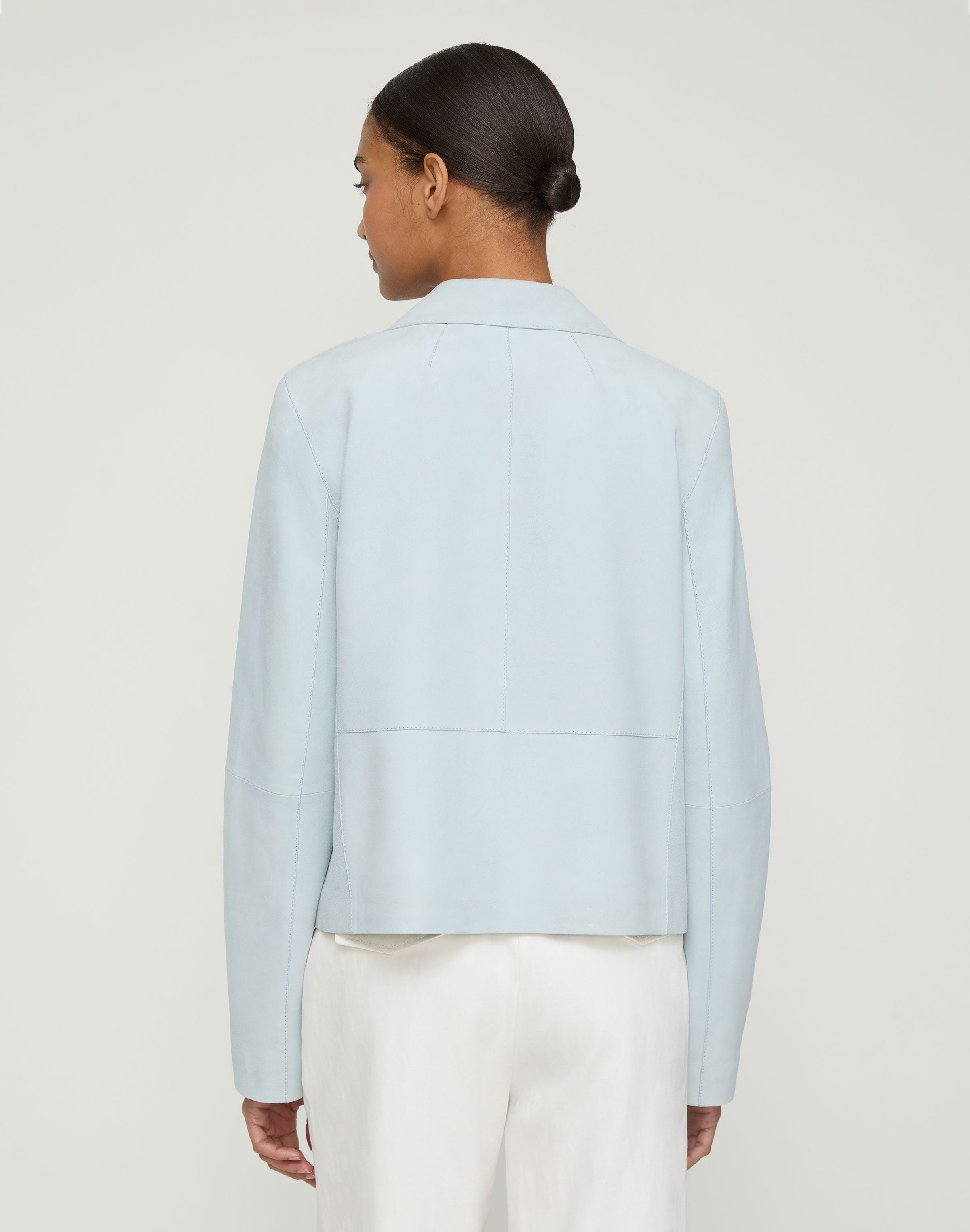 Suede Patch Pocket Shirt Jacket