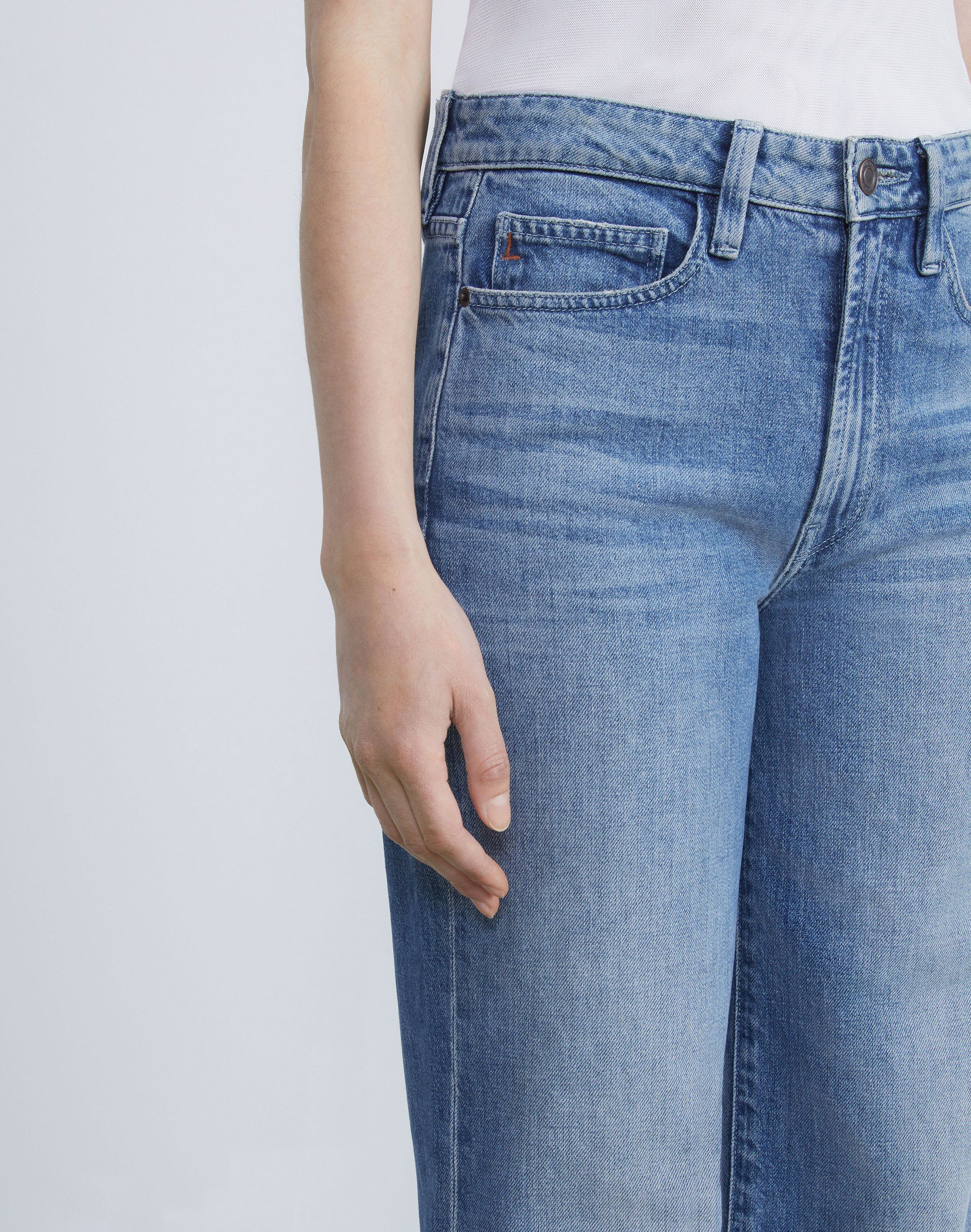 L148 Denim Wyckoff Wide-Leg Jean