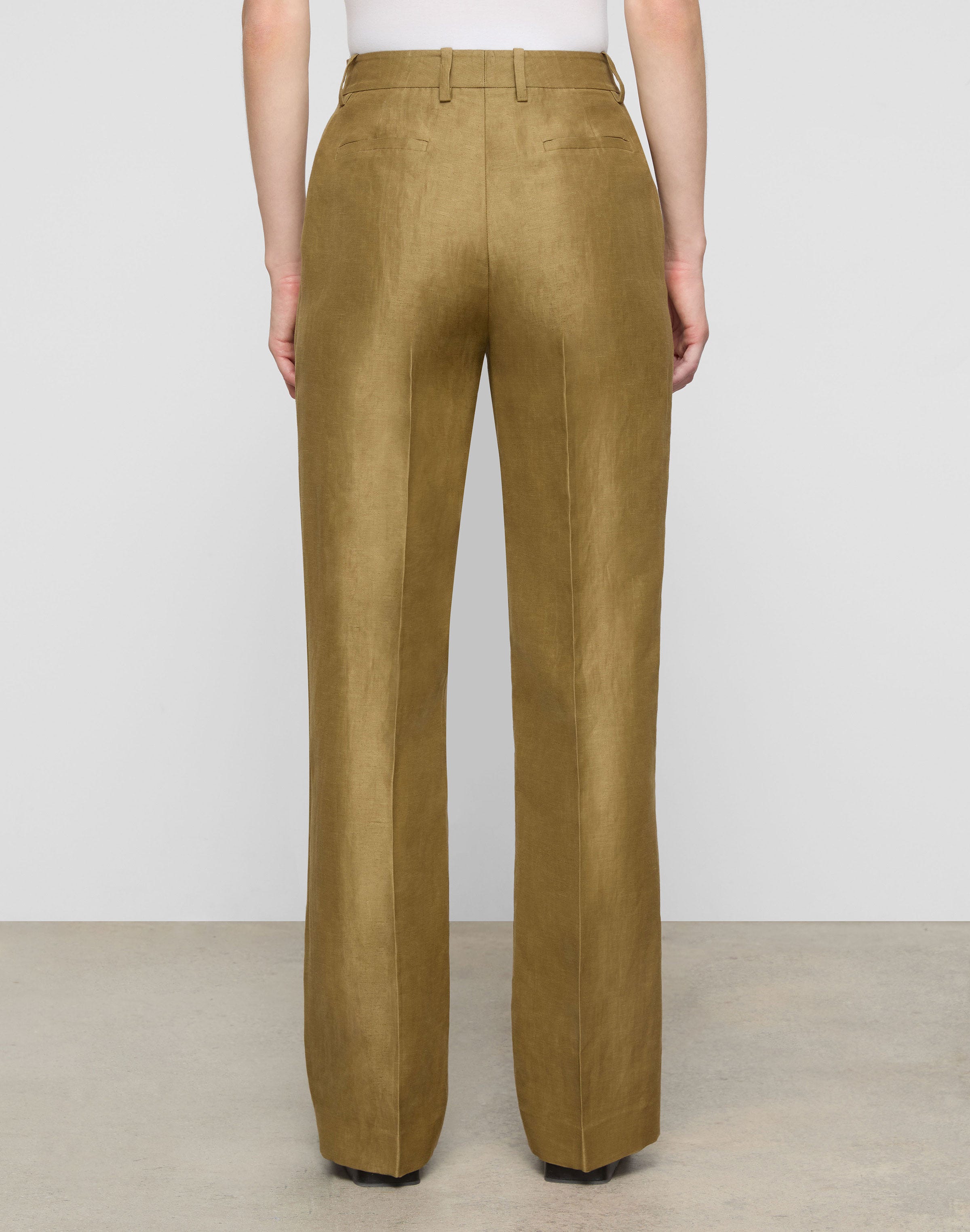 Linen-Viscose Gates Pant
