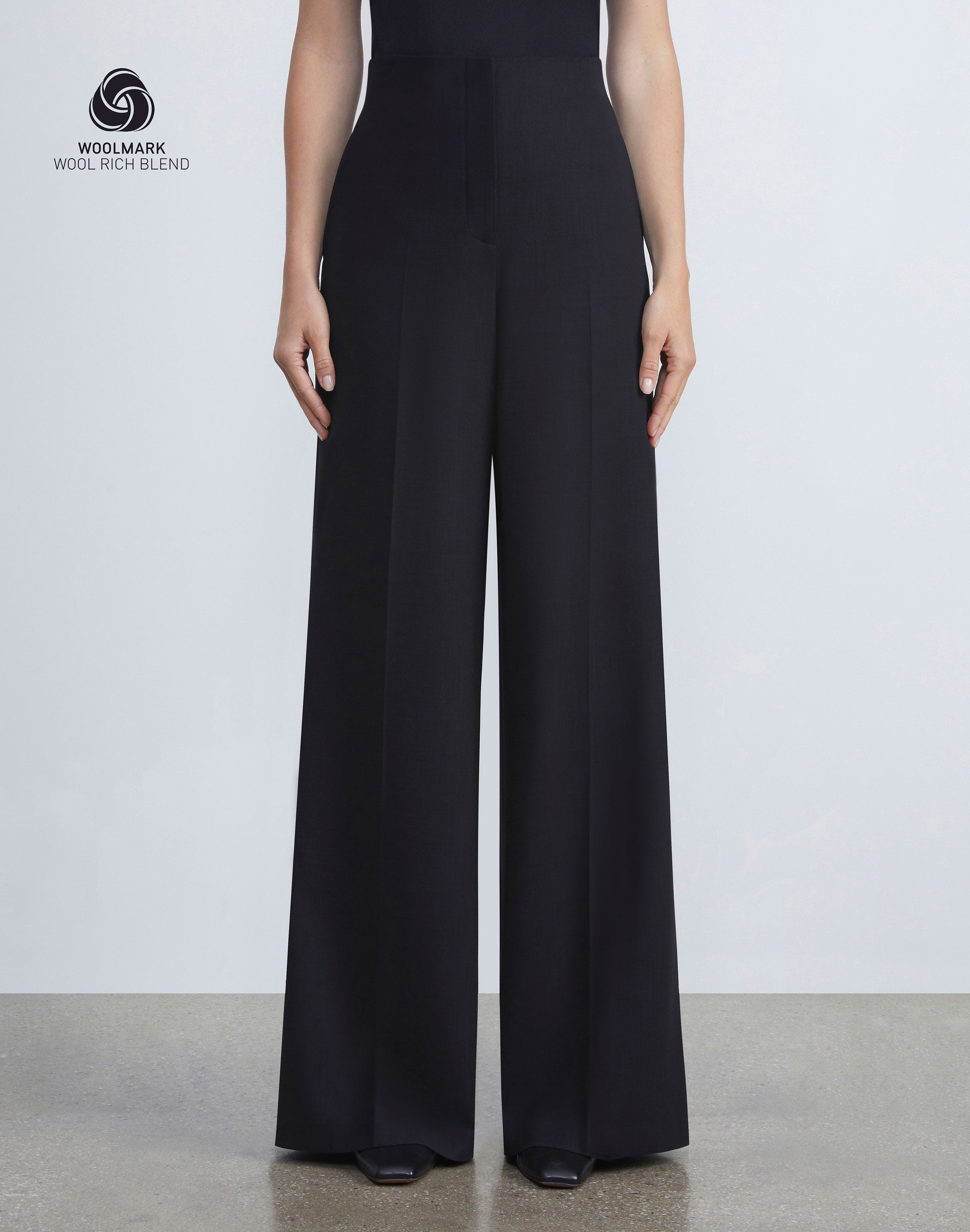 Plus-Size Responsible Wool Double Face Thames Pant