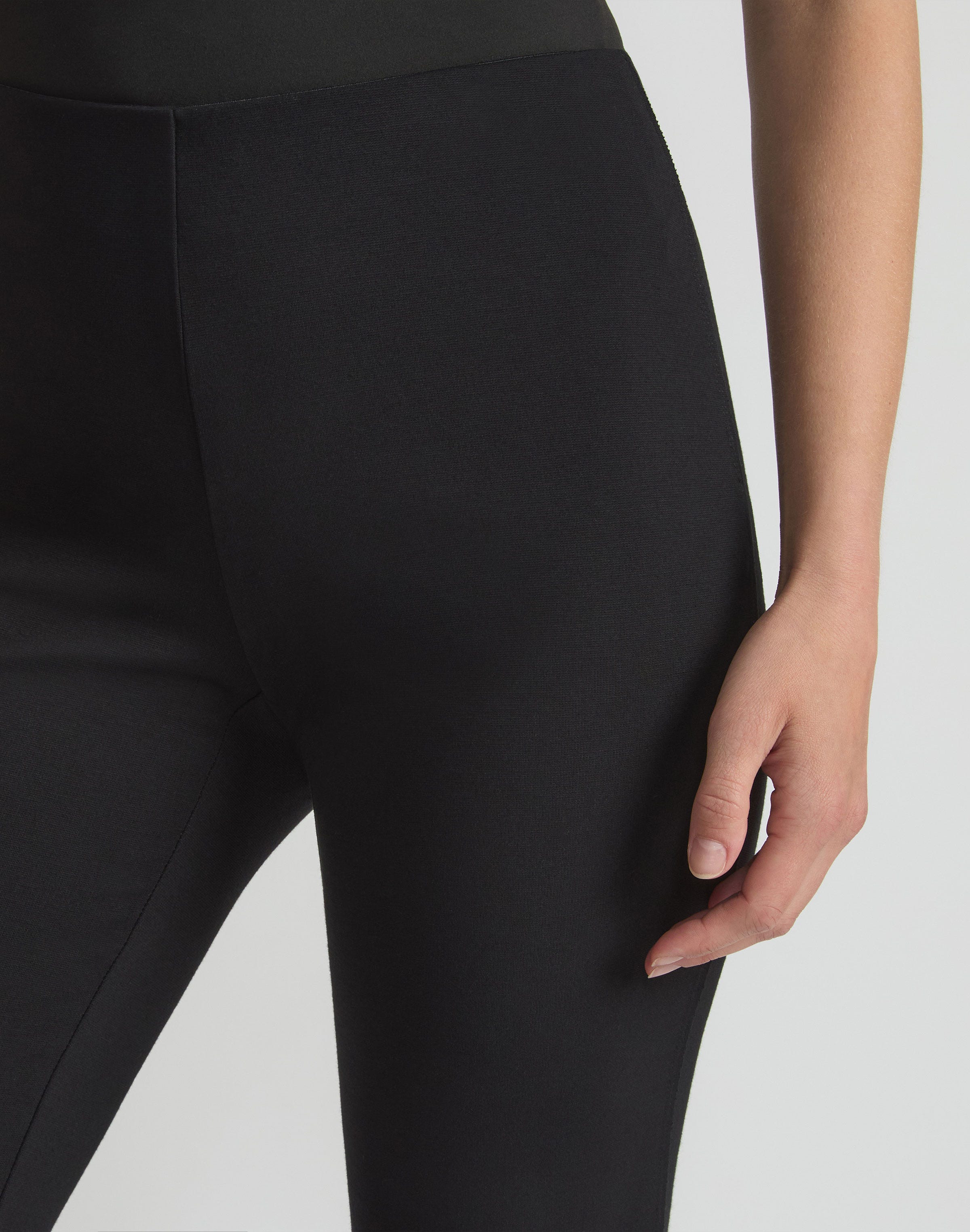 Plus-Size Regenerated Punto Milano Gates Flare Pant