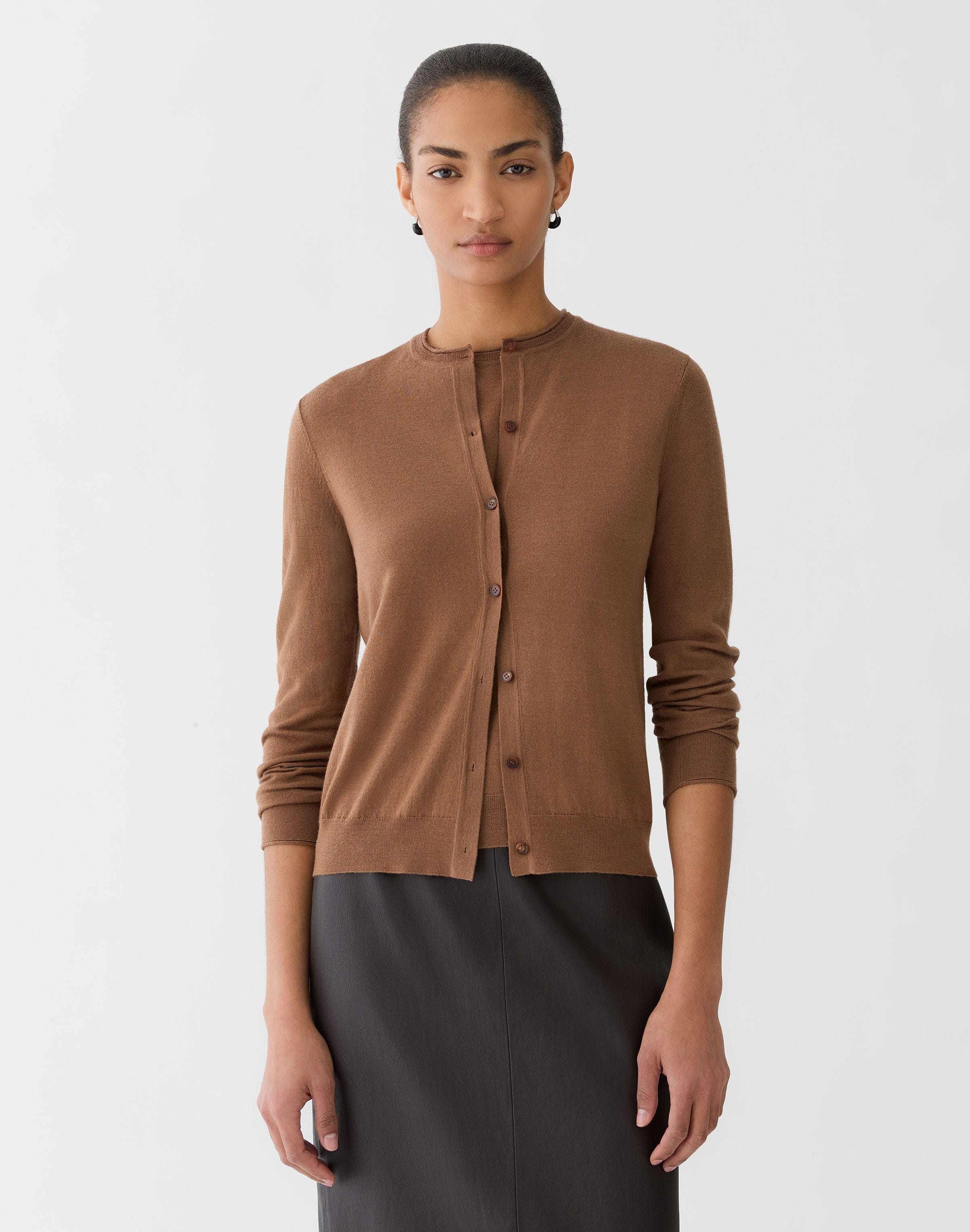 Fine Gauge Cashmere Cardigan