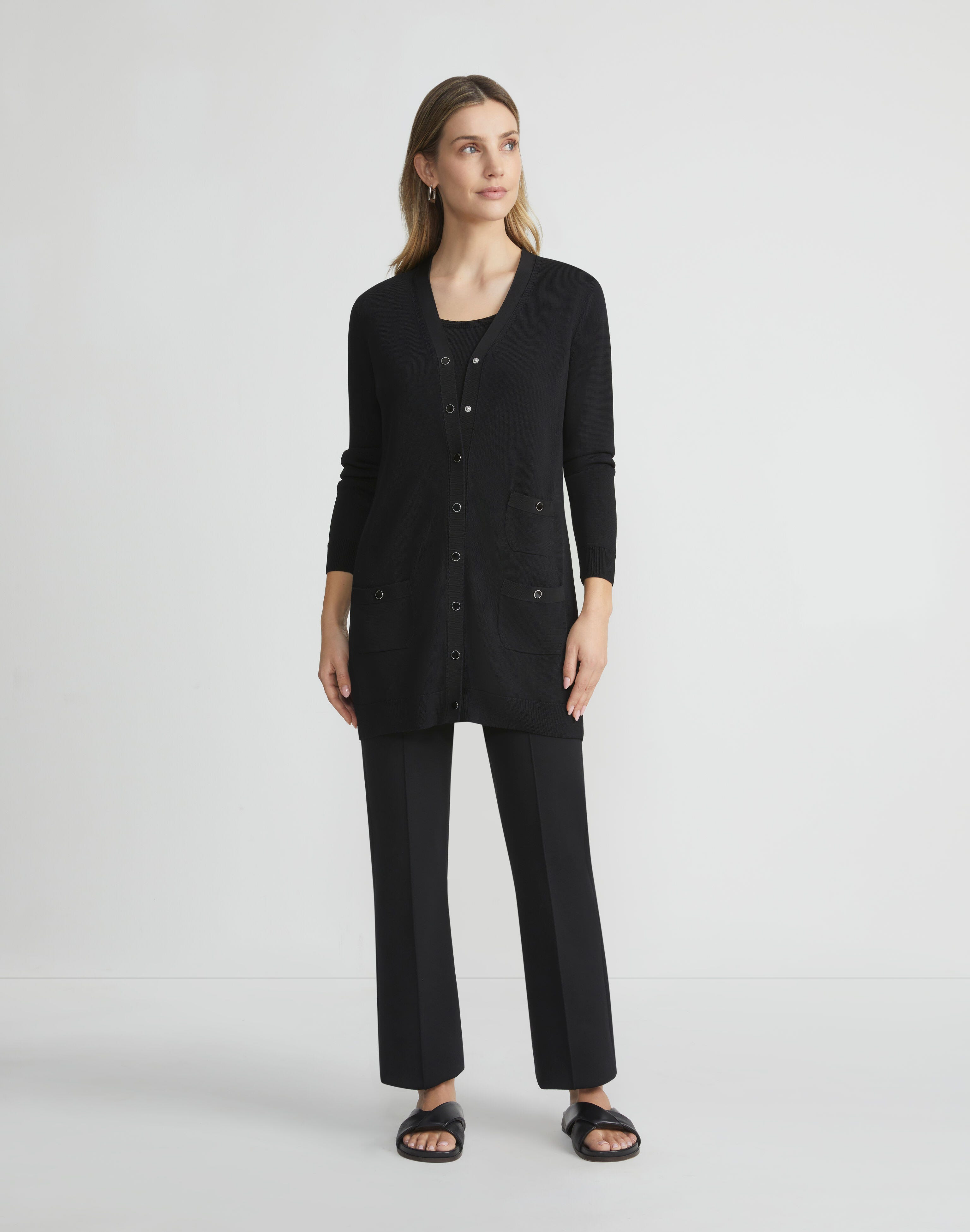 Plus-Size Responsible Matte Crepe Foley Flare Pant