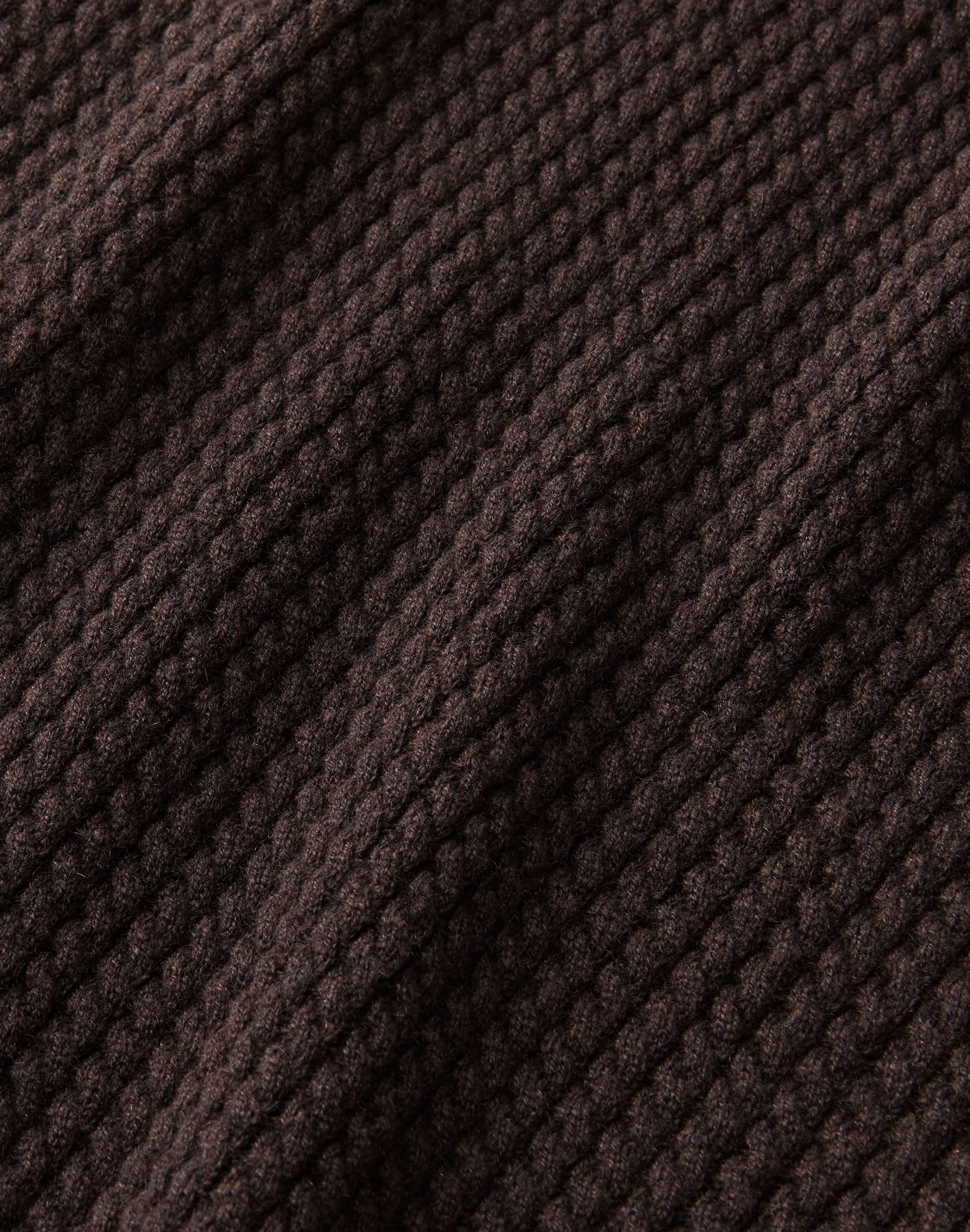 Petite Cashmere Cable Knit Stand Collar Sweater